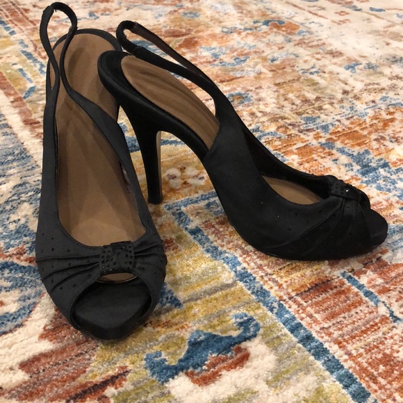 Nina Shoes - Black Heels